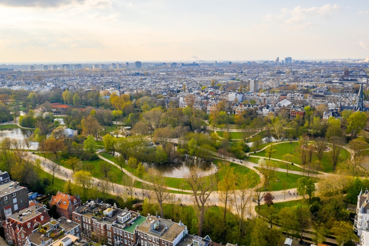 Vista aérea de Vondelpark