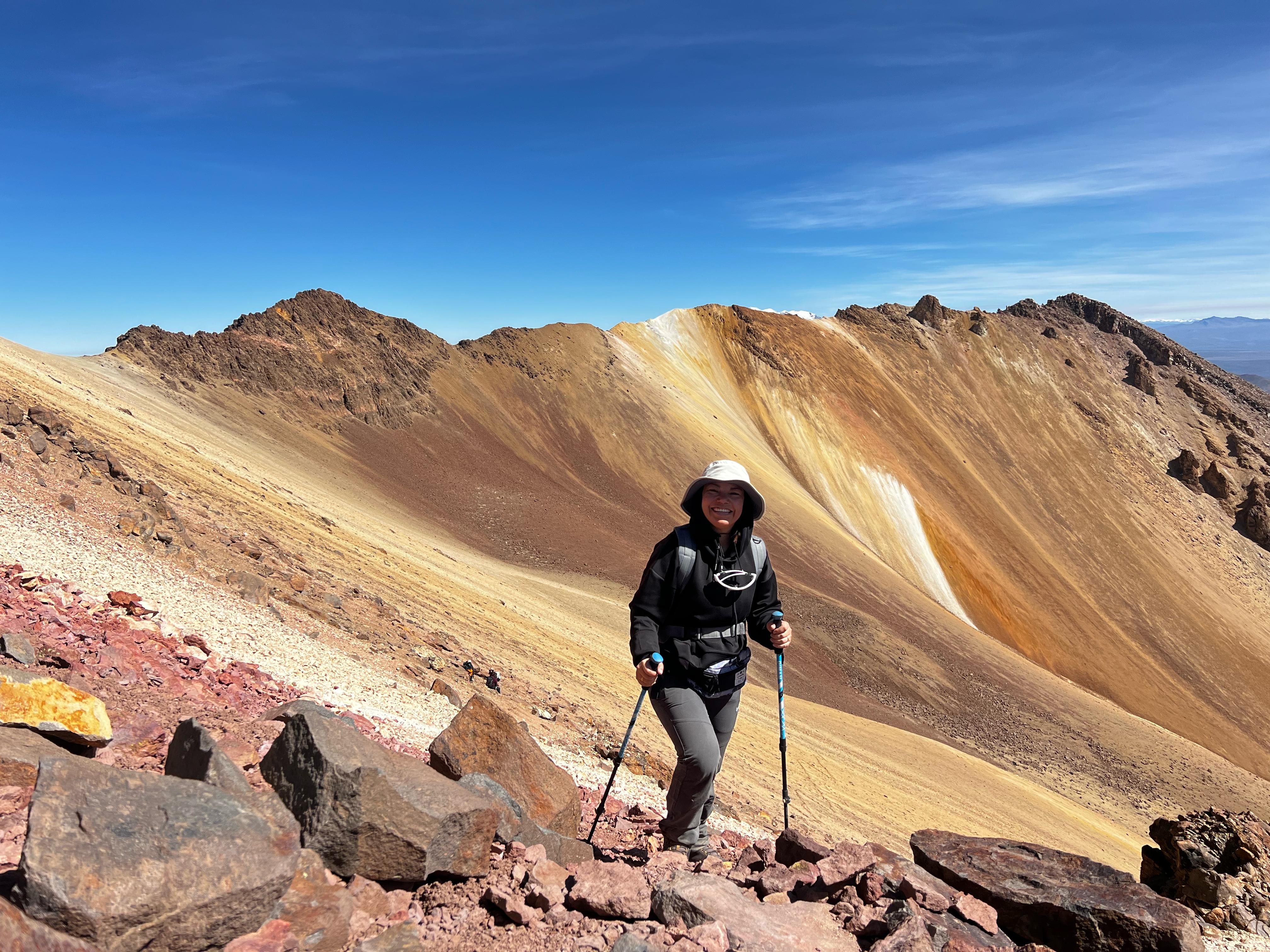 Persona haciendo trekking