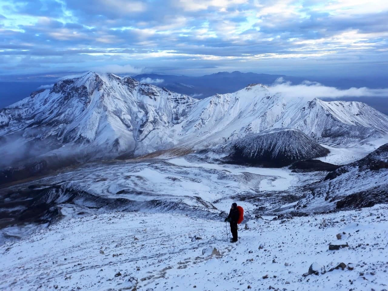 Persona haciendo trekking
