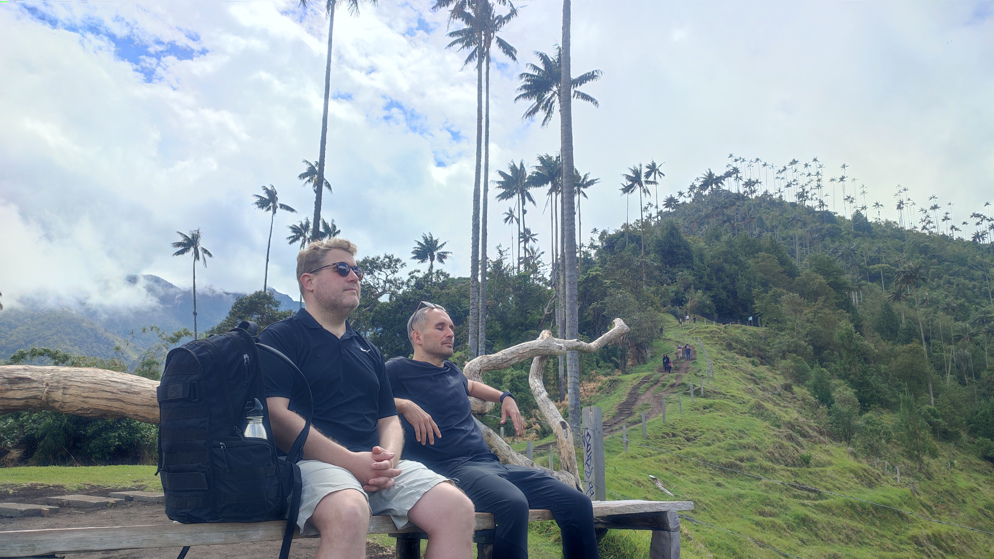 Personas en Valle de Cocora