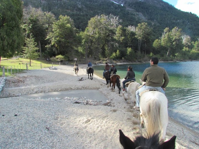 Grupo en Cabalgata Baqueanos