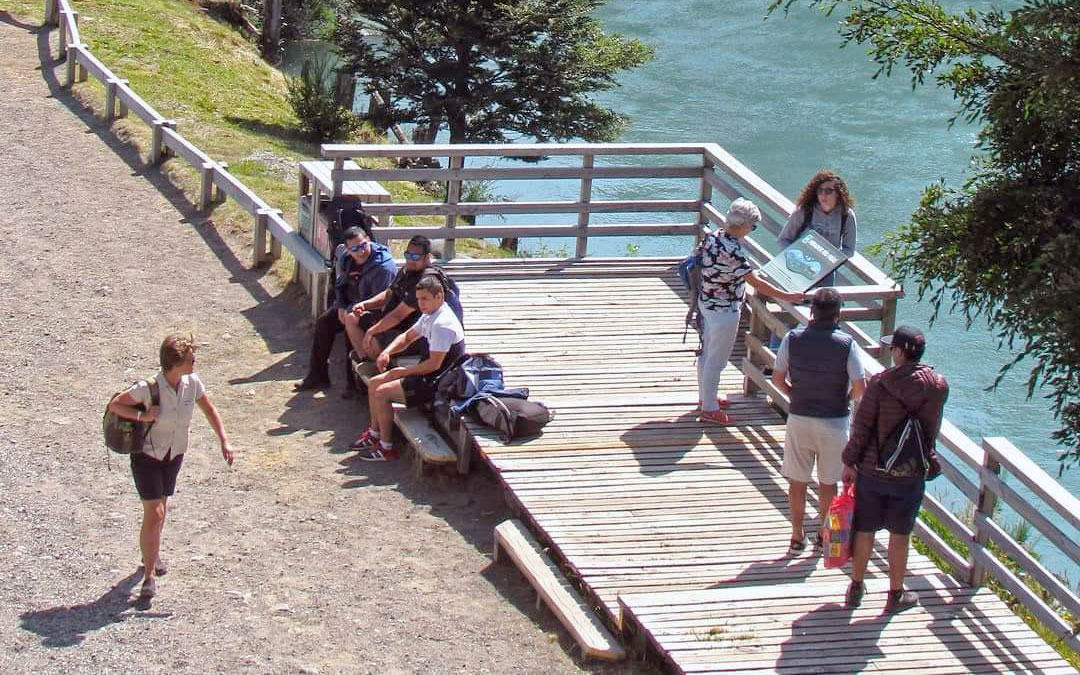 Pasajeros en Puerto Blest