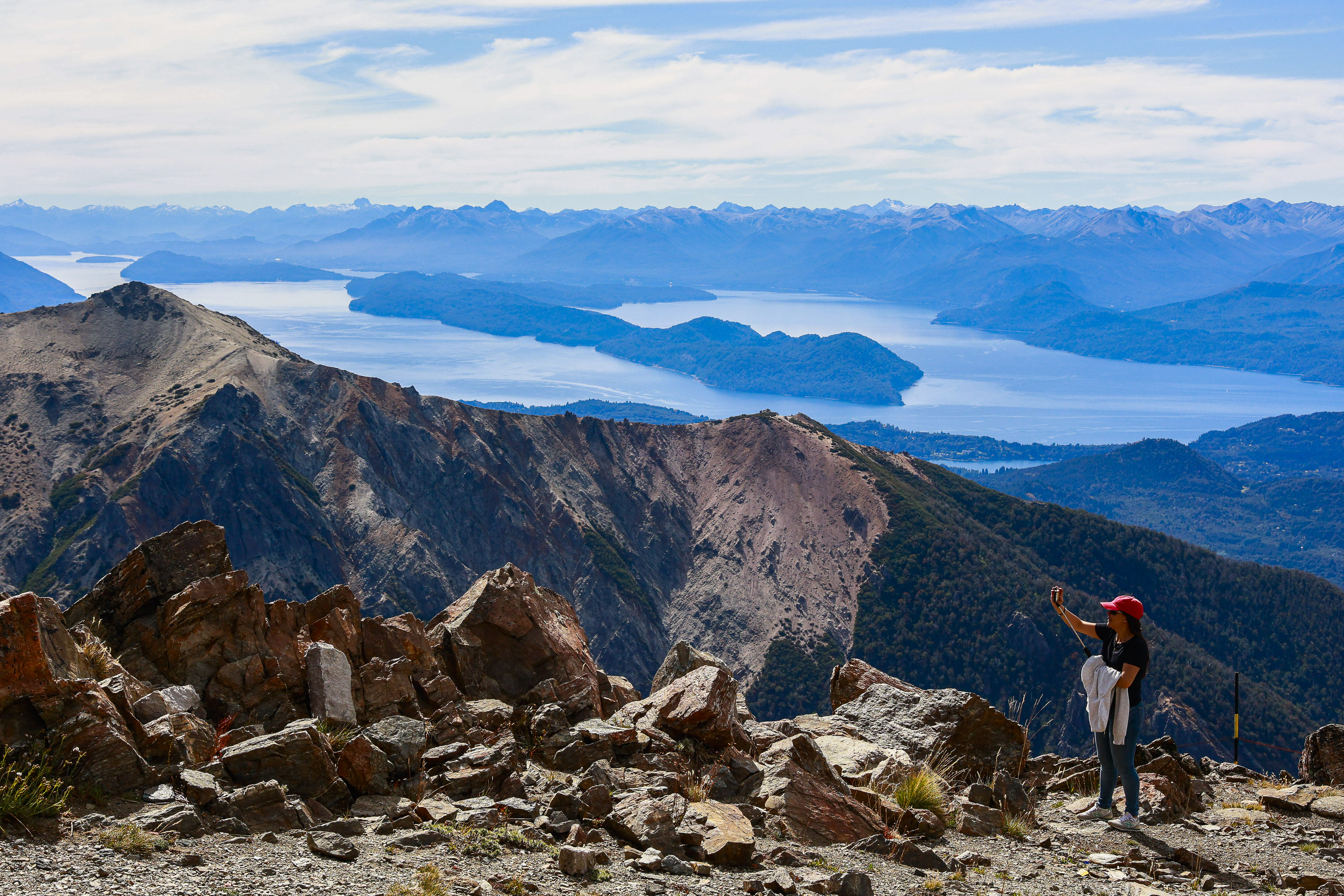 Persona en Cerro Catedral