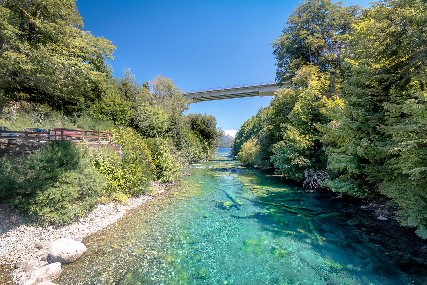 Puente sobre el río Limay