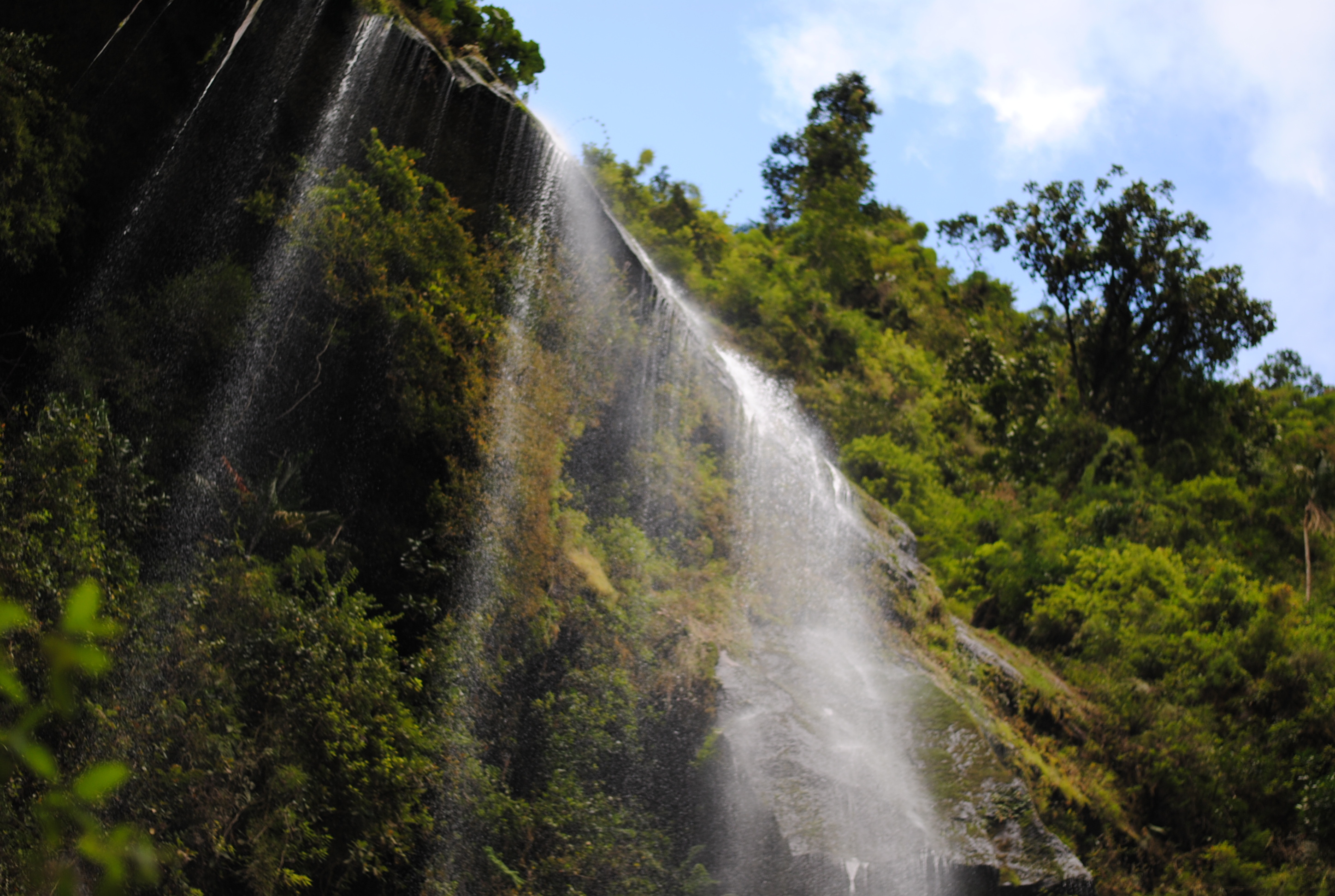 Vista de la Cascada La Chorrera