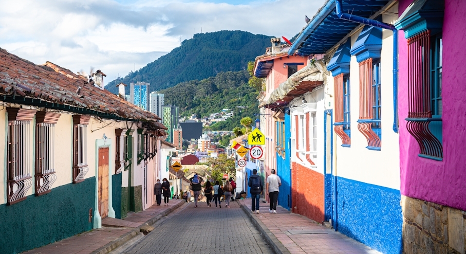 Calle en Bogotá