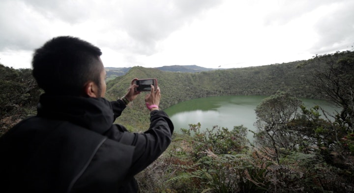 Persona en Guatavita