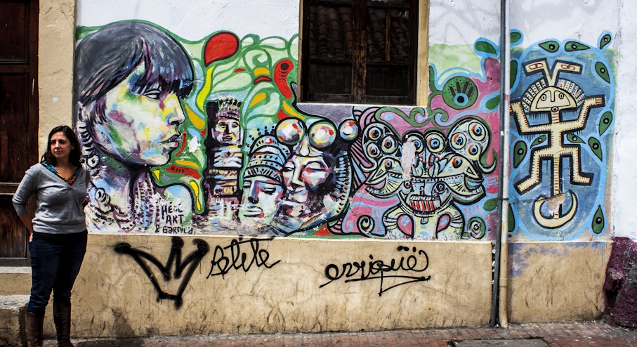 Graffitis en Bogotá
