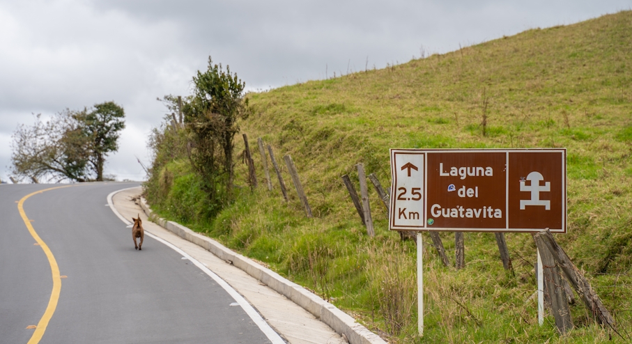Camino a Laguna Guatavita