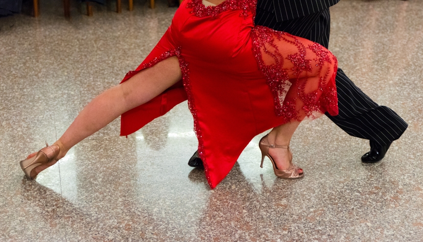 Pareja bailando Tango