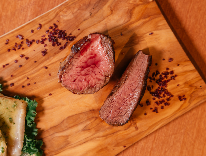 Carne argentina parte del menú