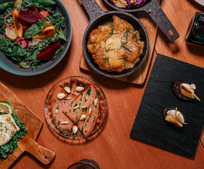 Menú Terruño en restaurante Casa Gamboa