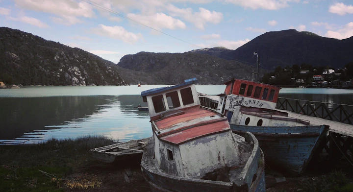 Lanchas en Caleta Tortel