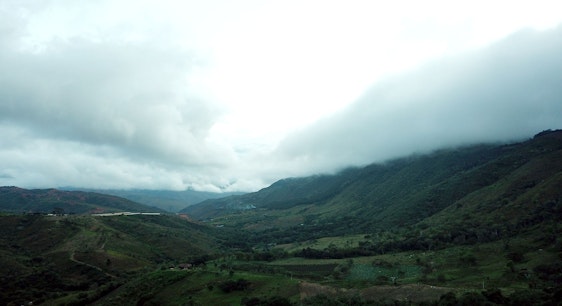 Vista del valle del Cauca