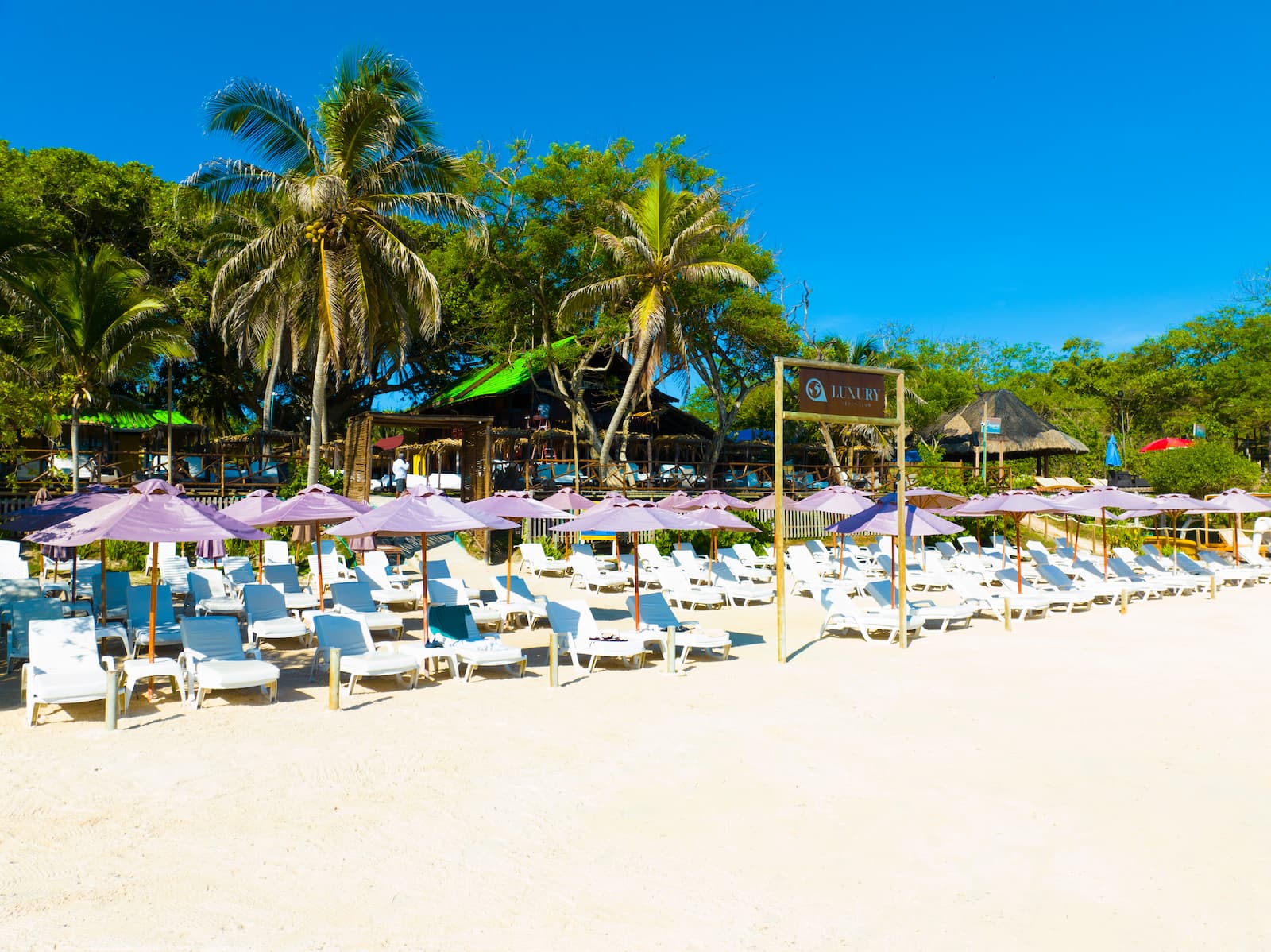 Playa en isla Luxury