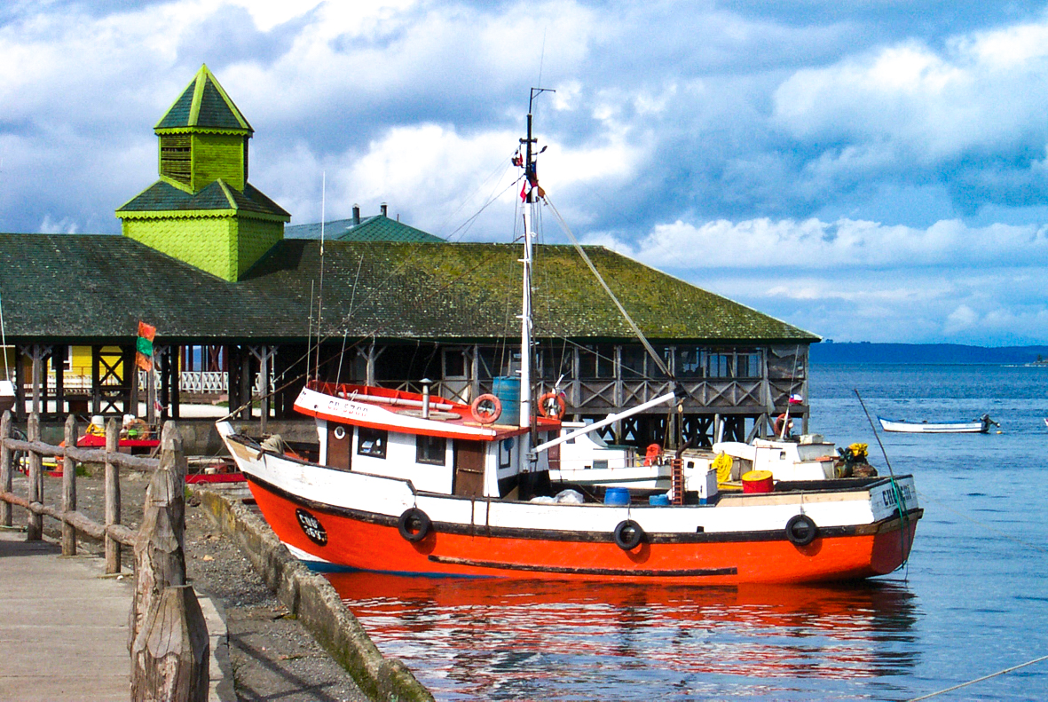 Embarcación en Dalcahue