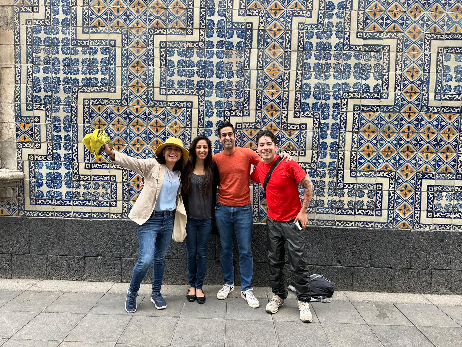 Personas en el Centro Histórico