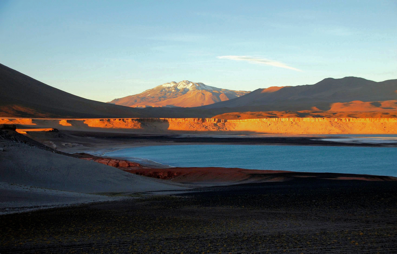 Atardecer en Laguna Verde