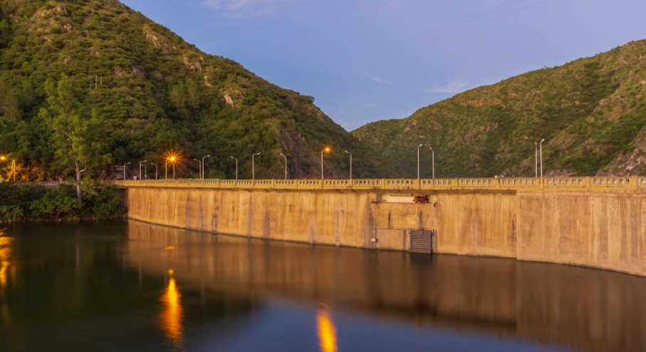 Hidroeléctrica Molet en Villa Carlos Paz, Cordoba