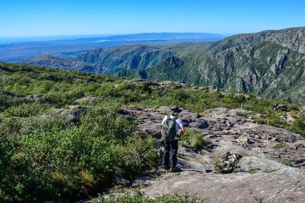 Trekking quebrada del condorito en Córdoba