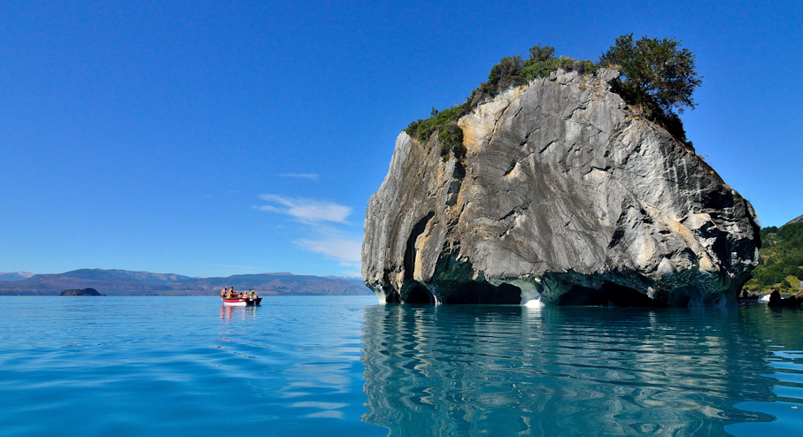 Catedral de Mármol en Lago General Carrera
