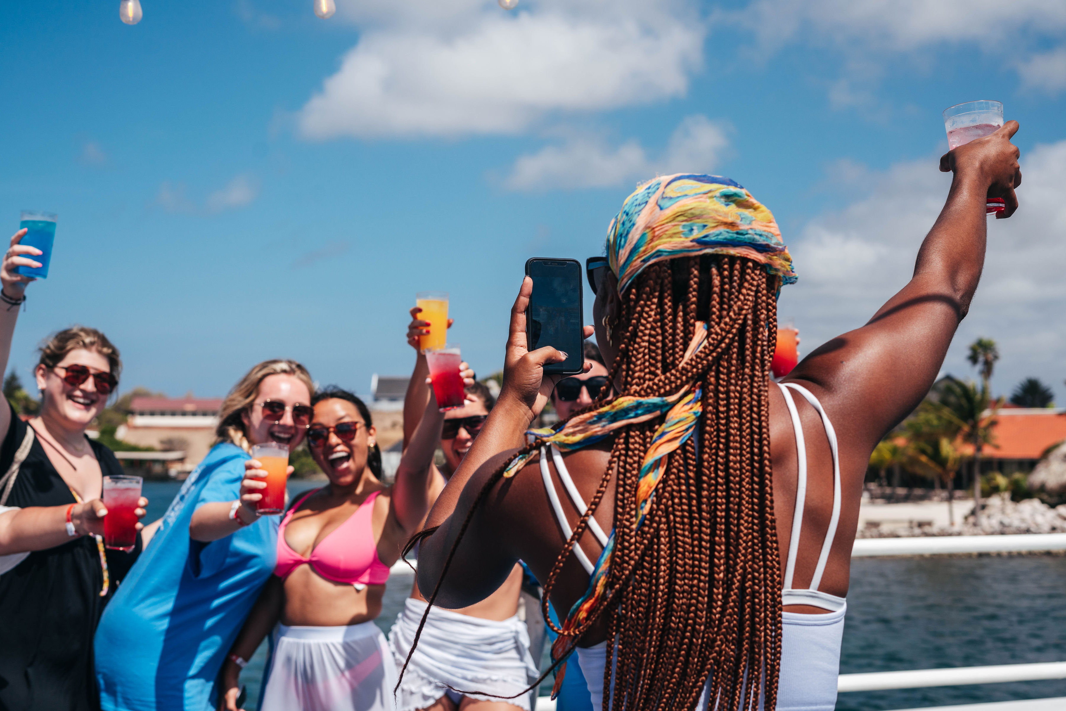 Grupo en Snorkel en Curazao