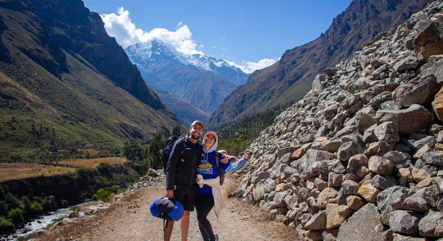 Imagen Camino del Inca (4 días) en Cusco & Machu Picchu Pareja haciendo el Camino del Inca