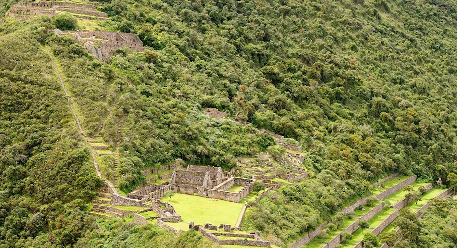 Trekking Choquequirao y Machu Picchu (8 días) Ruinas en Choquequirao