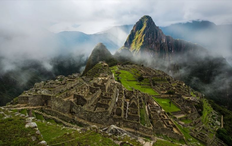 Vista panorámica de Machu Picchu