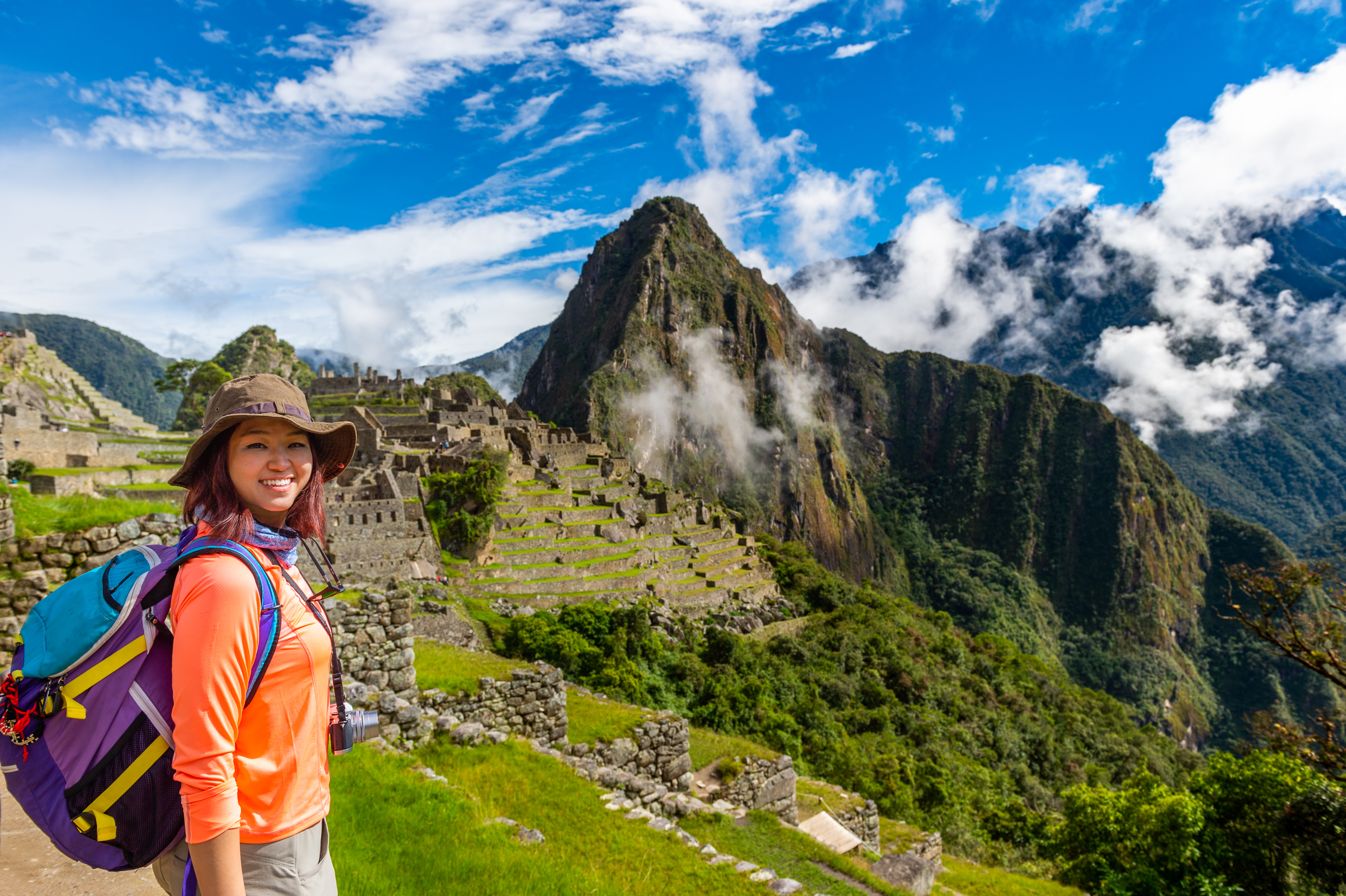 Mujer Machu Picchu