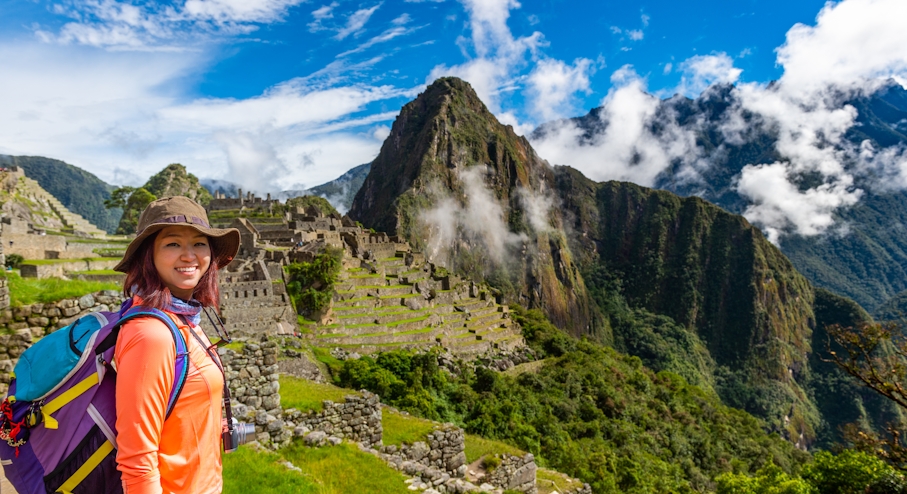 Mujer Machu Picchu