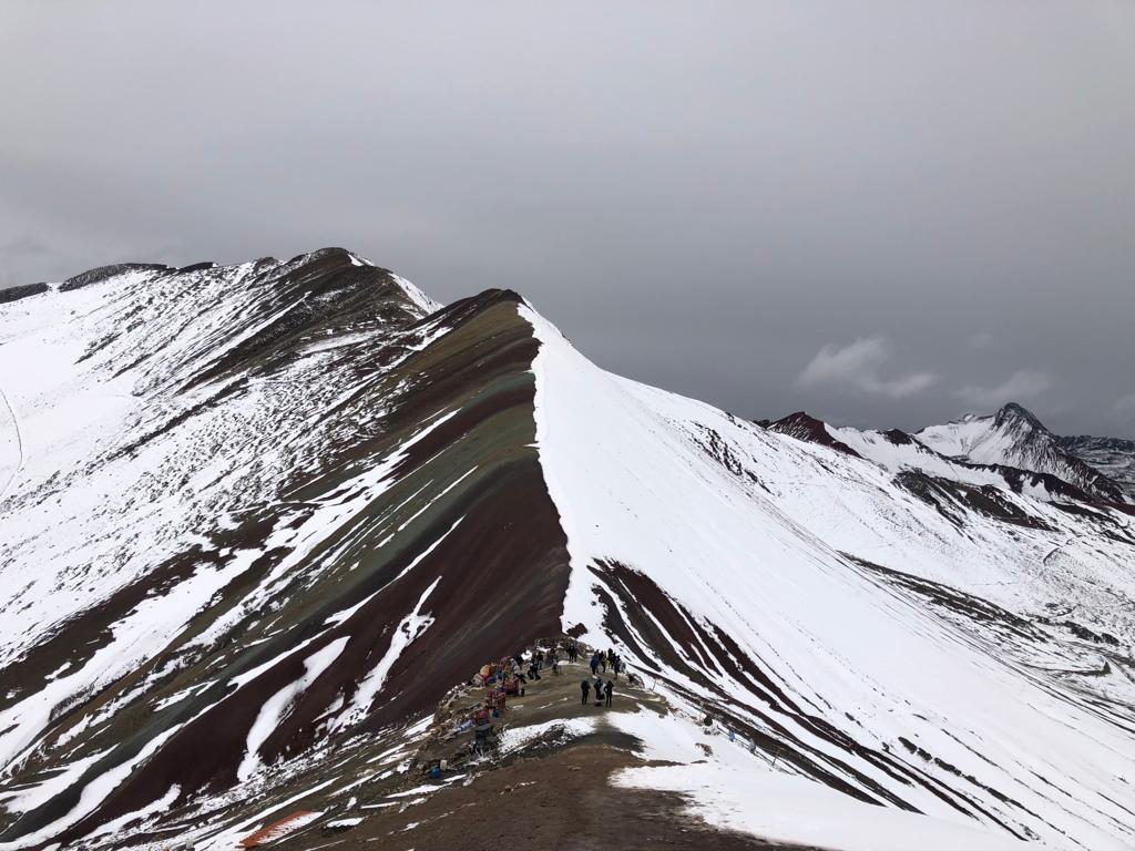 Montaña Vinicunca nevada