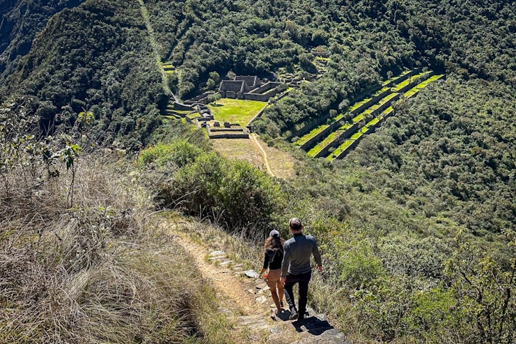 Pareja en Choquequirao