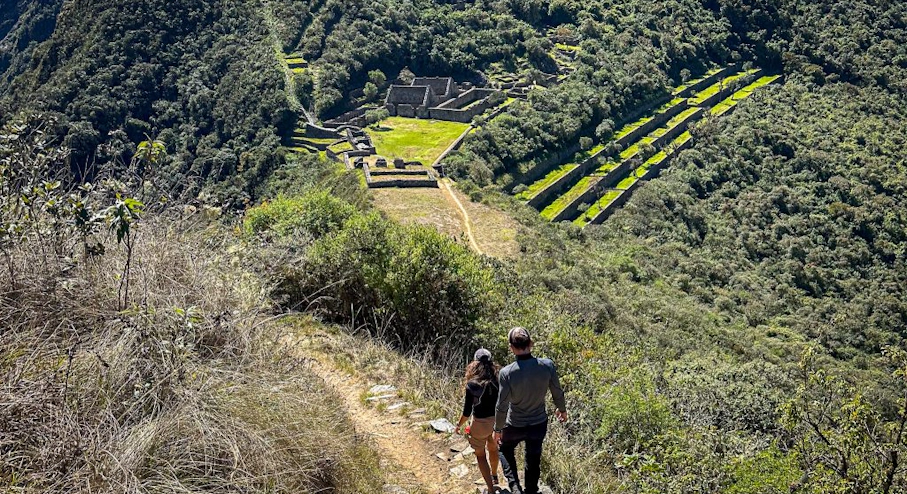 Pareja en Choquequirao Pareja en Choquequirao