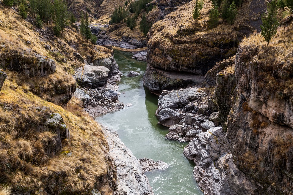 Puente Qeswachaka Laguna