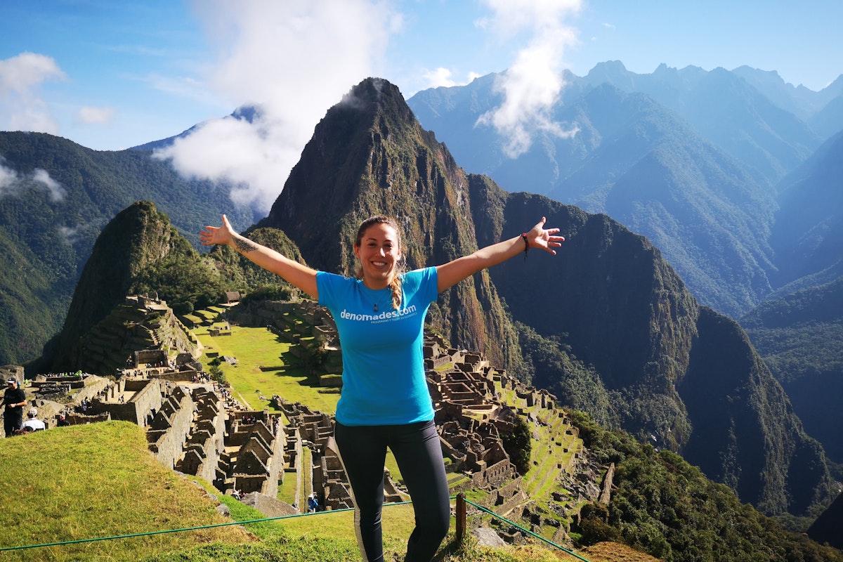 Turista Nomades en Machu Picchu Turista Nomades en Machu Picchu