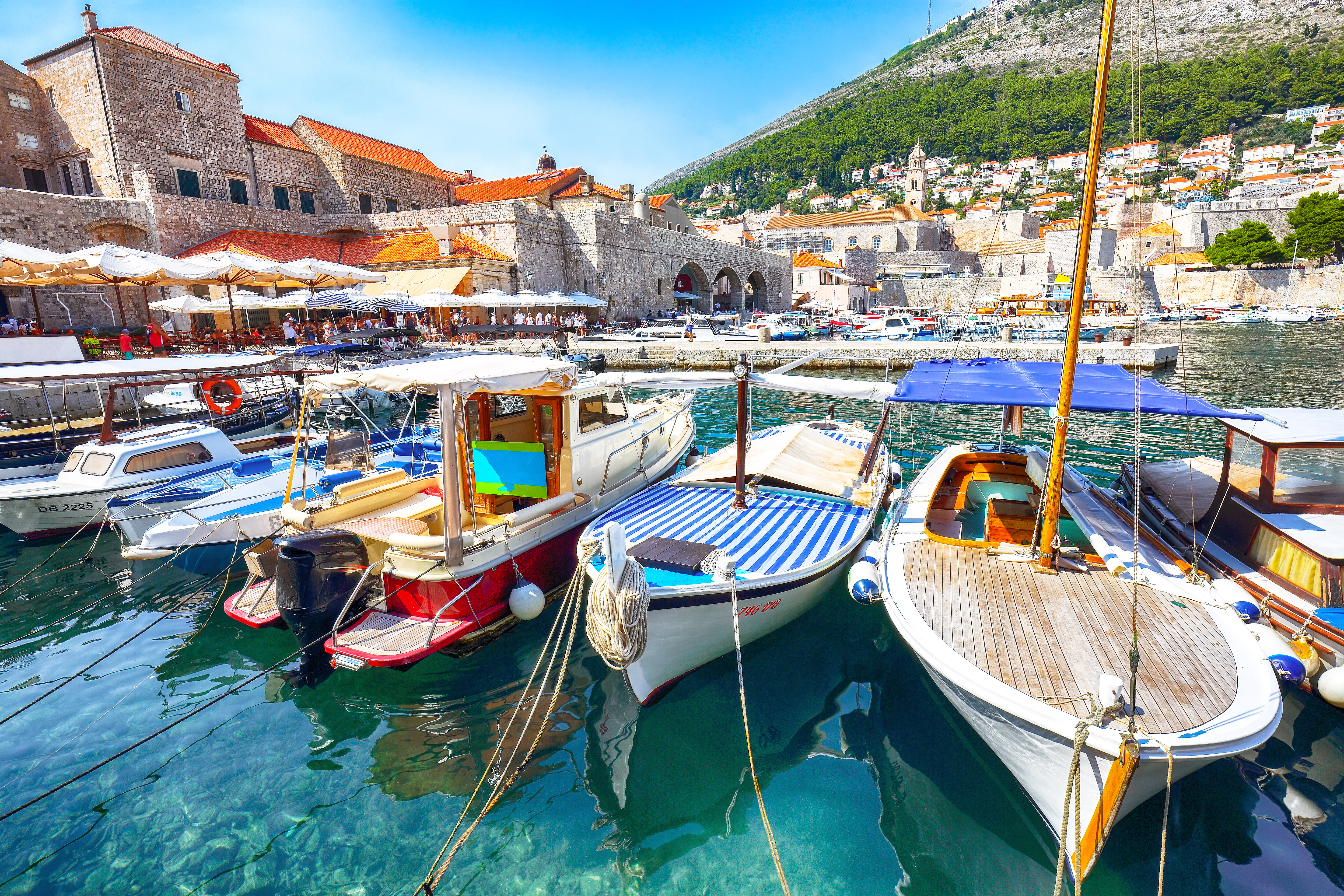 Botes en Dubrovnik 