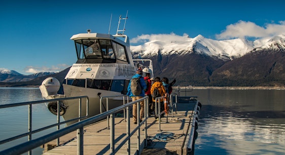 Embarco minitrekking Glaciar Perito Moreno en Ushuaia