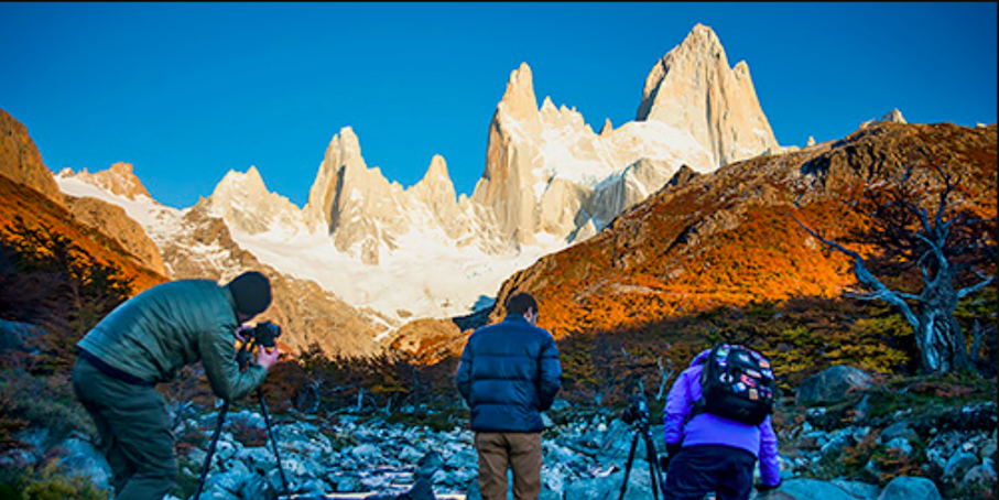 Personas en El Chaltén