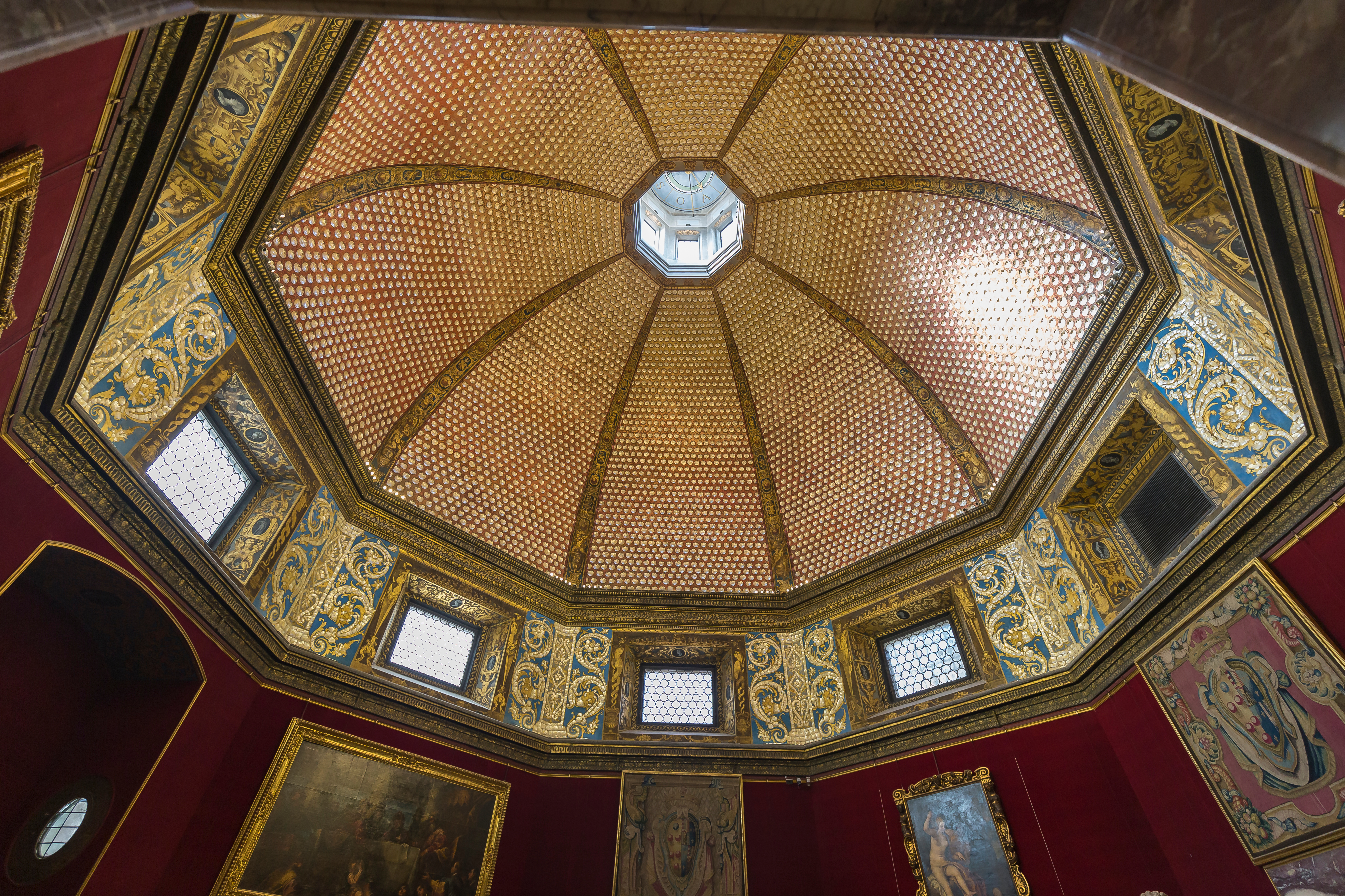 Techo de la Galería Uffizi