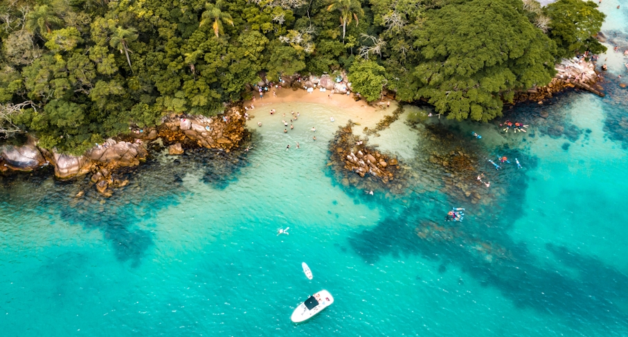 Playa en Bombinhas 