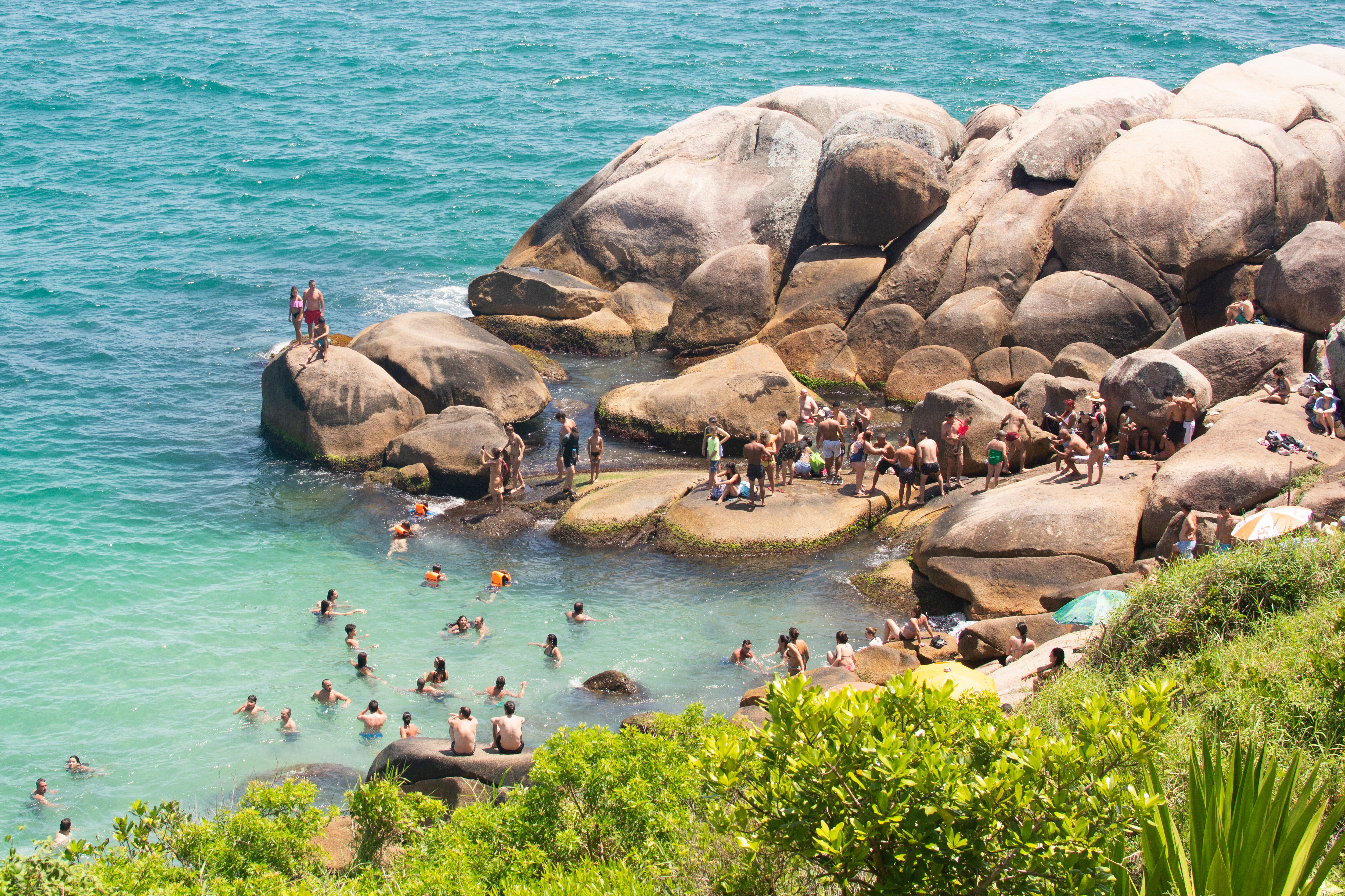 Piscinas naturales en Barra da Lagoa