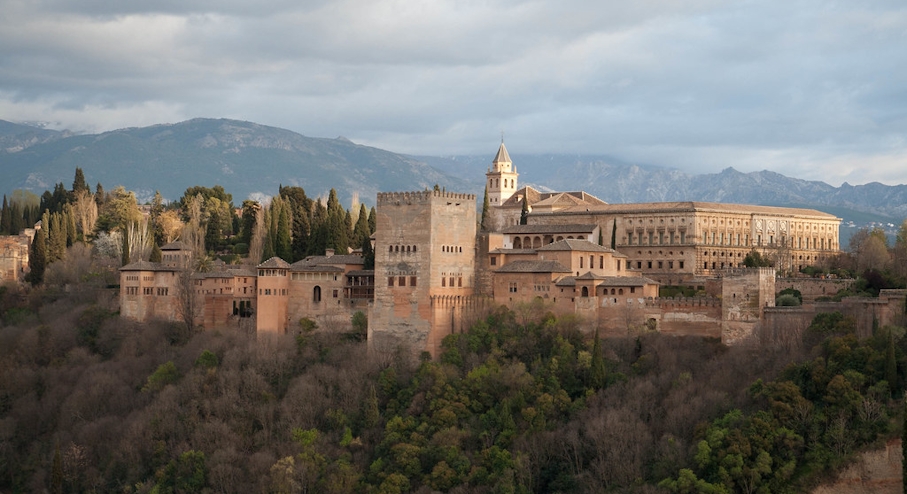 Vista panorámica de la Alhambra