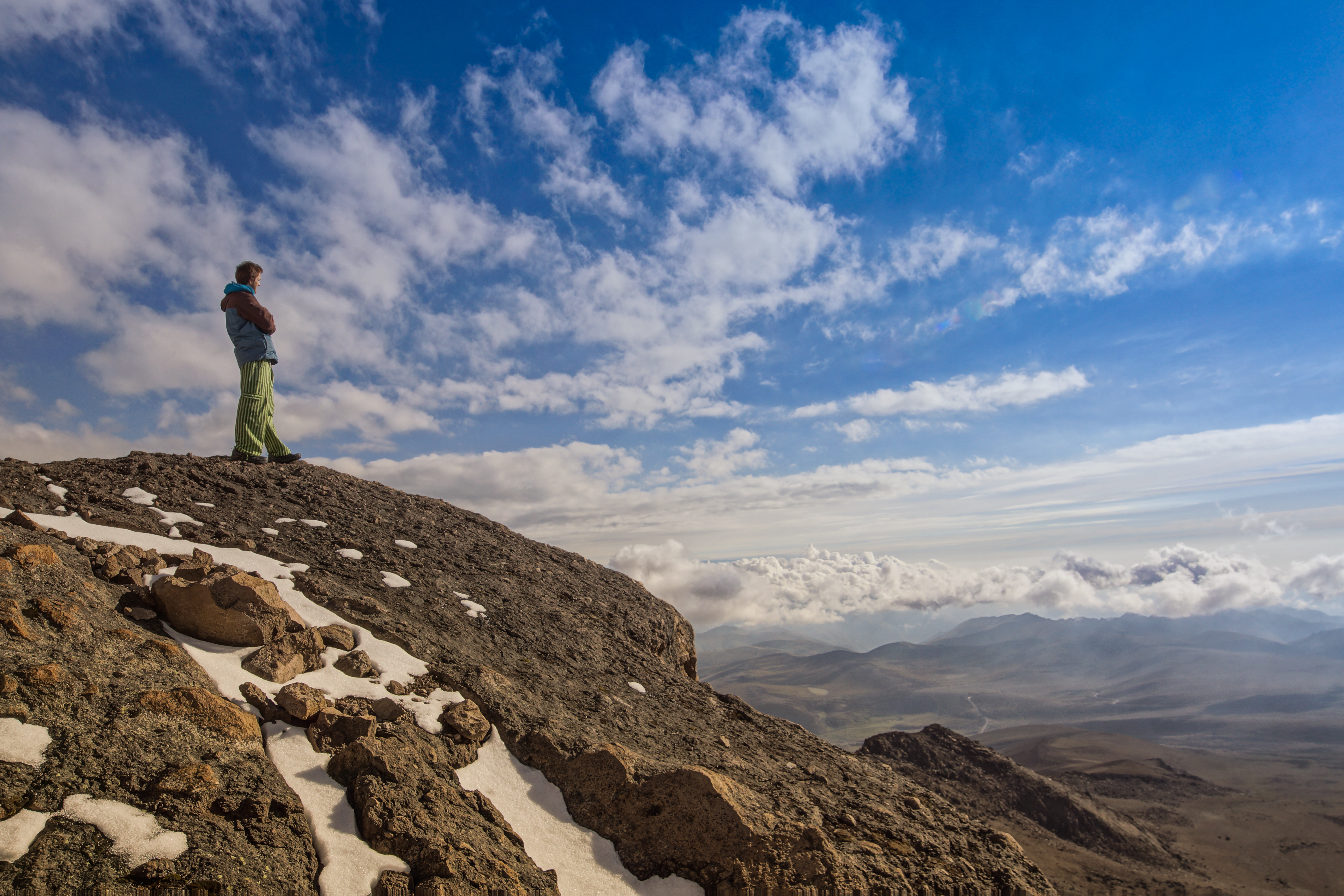 Persona haciendo trekking