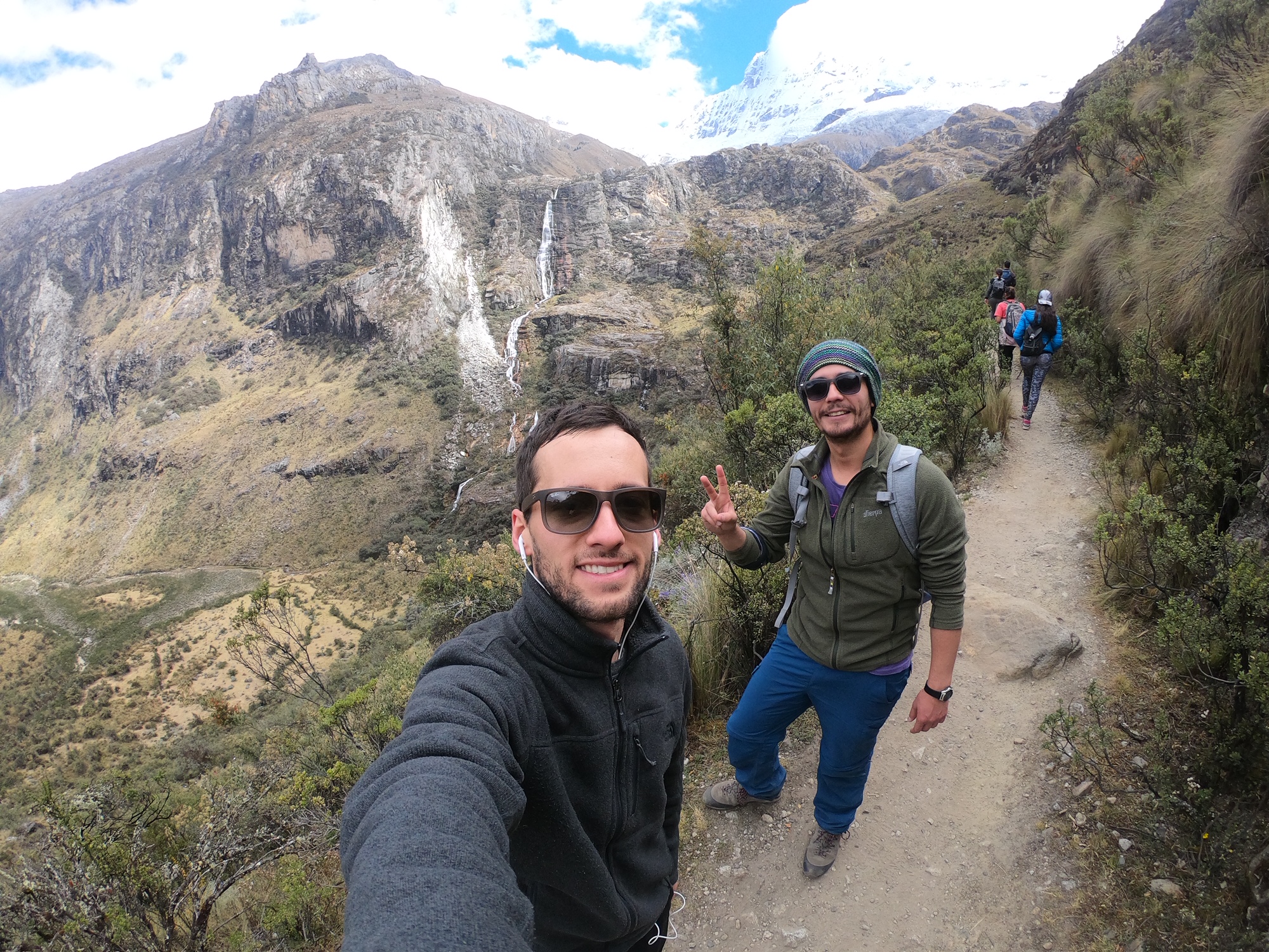 Selfie en camino a la laguna 69