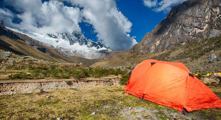 Carpa en Trekking Santa Cruz en Perú