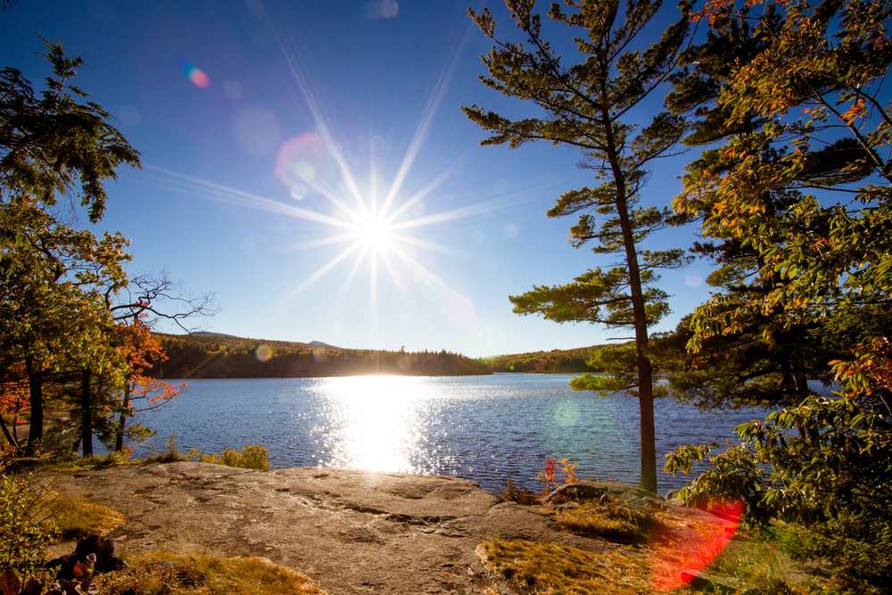 Vista desde la carpa en trekking Santa Cruz