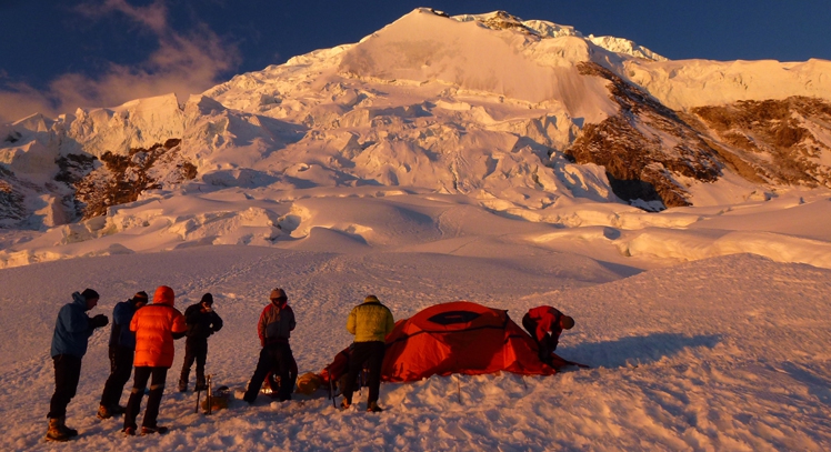 Montaña Ranrapalca en Huaraz