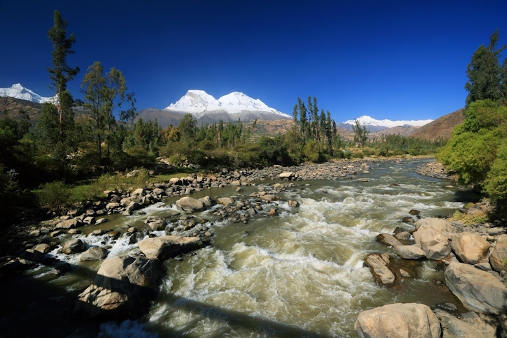 Río en Ascenso Huascaran Sur