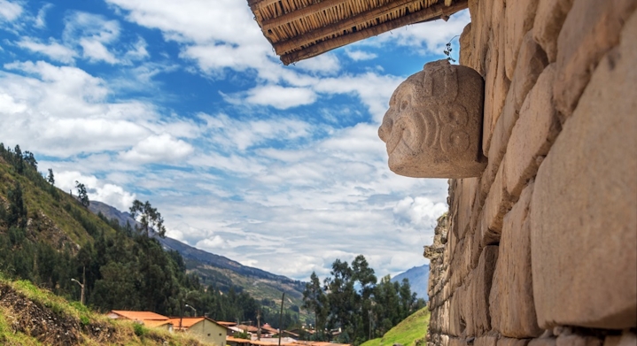 Landscape in Chavin de Huantar